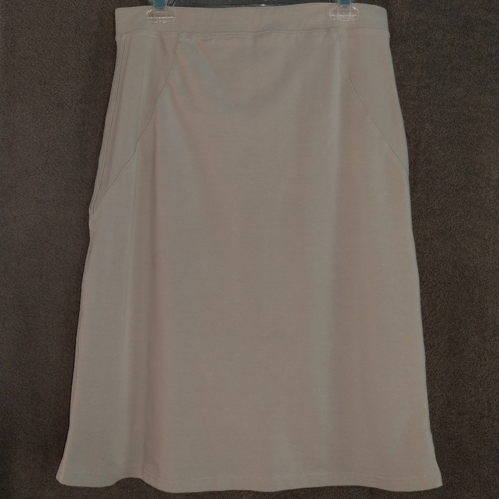 Sculptz slight a-line pencil skirt, dove grey